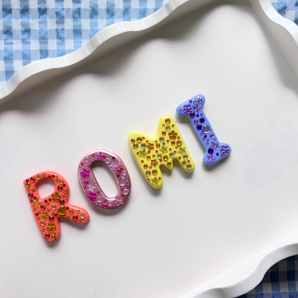 Large Clay Letters