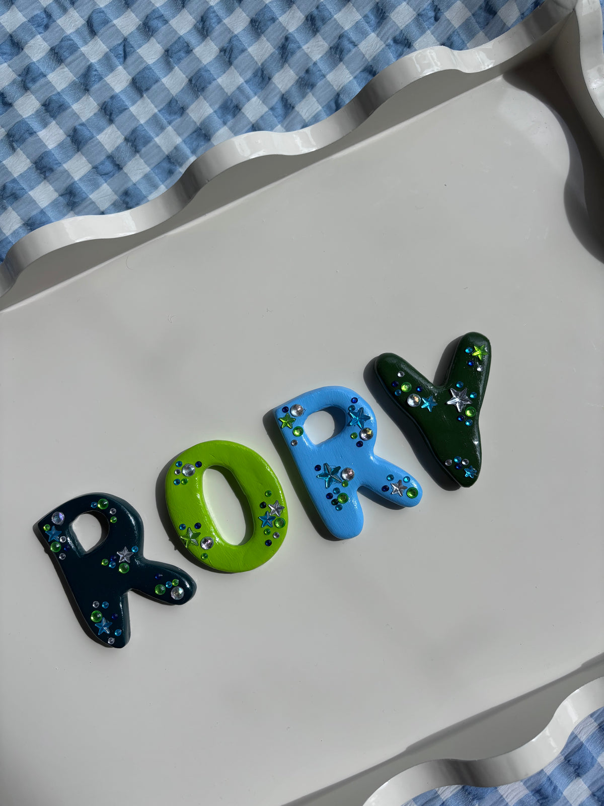 Large Clay Letters