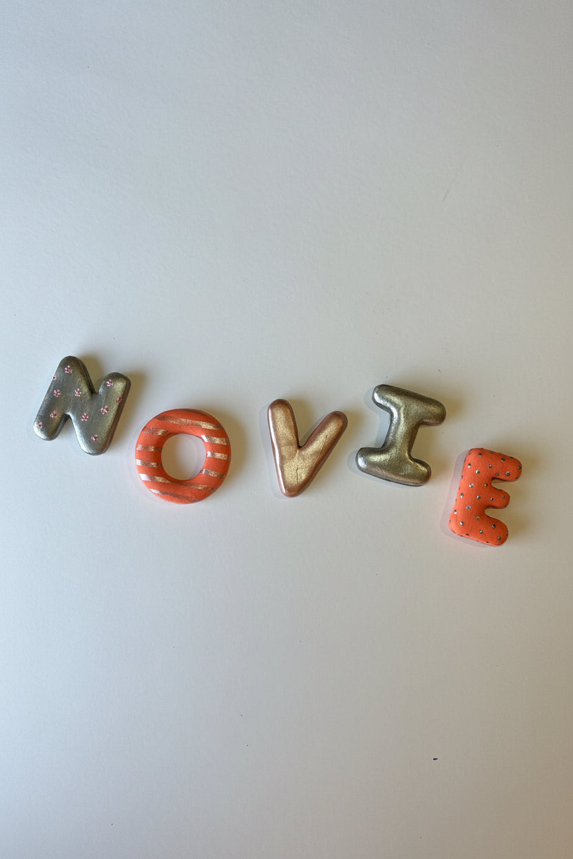 Small Clay Letters