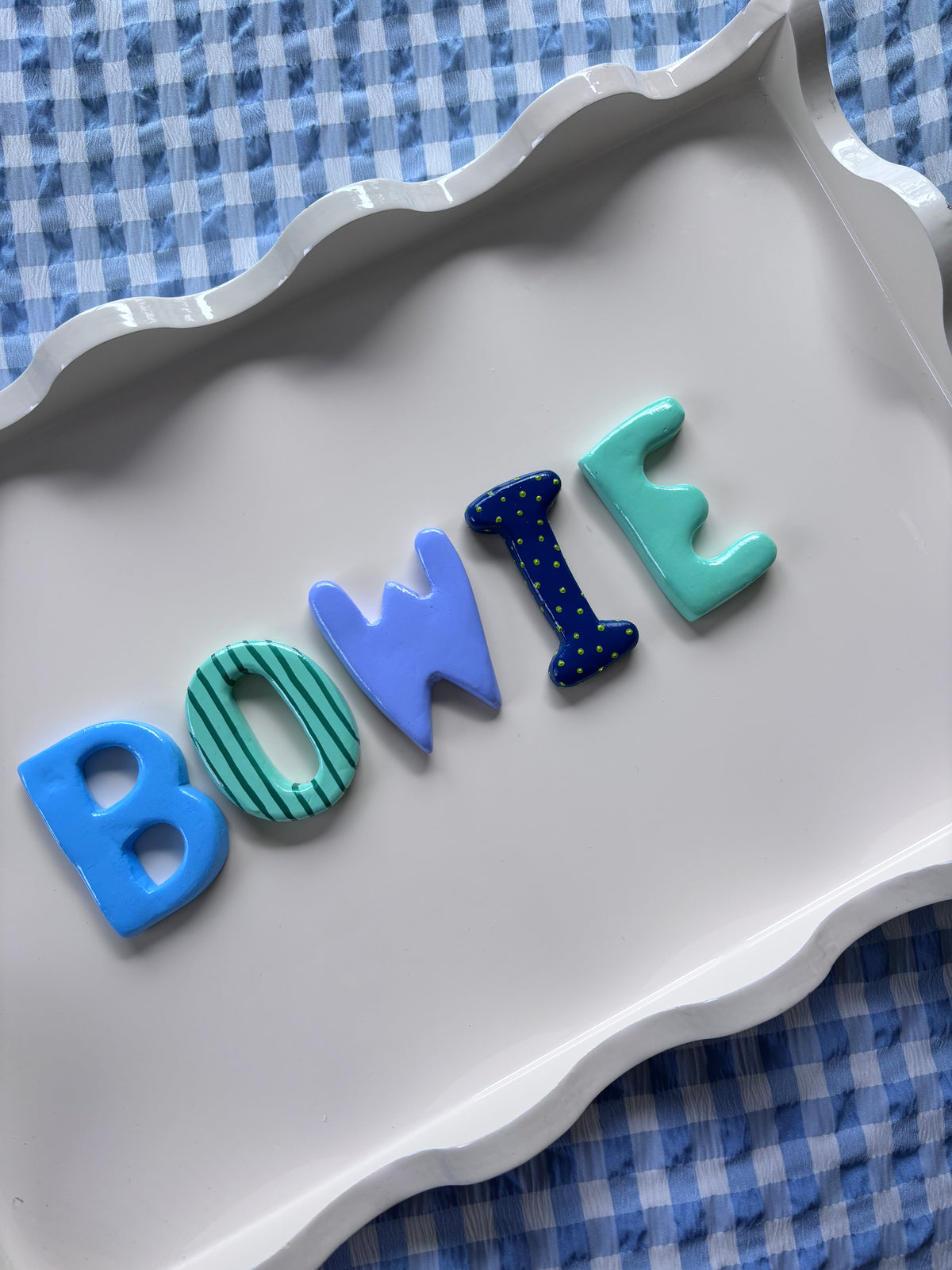 Large Clay Letters